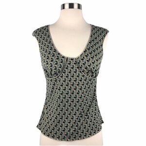 Max Studio Geometric Tank Top XS